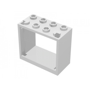 Raam 2x4x3 Frame Open Noppen White